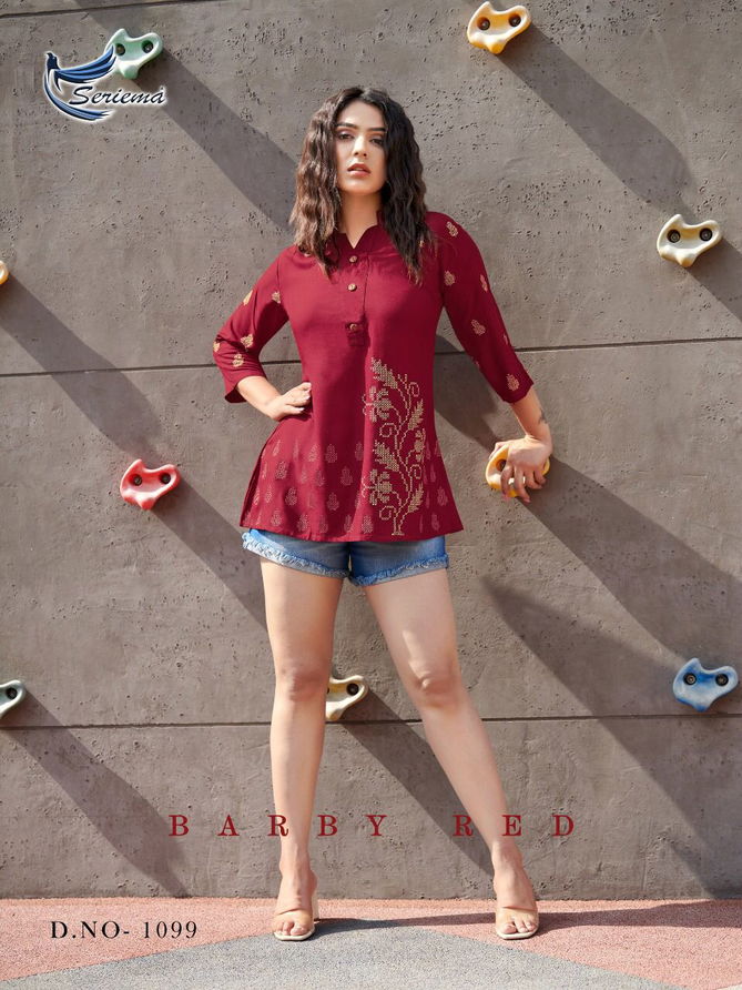 Seriema Glazier 5 New Designer Fancy Wear Ladies Top Collection